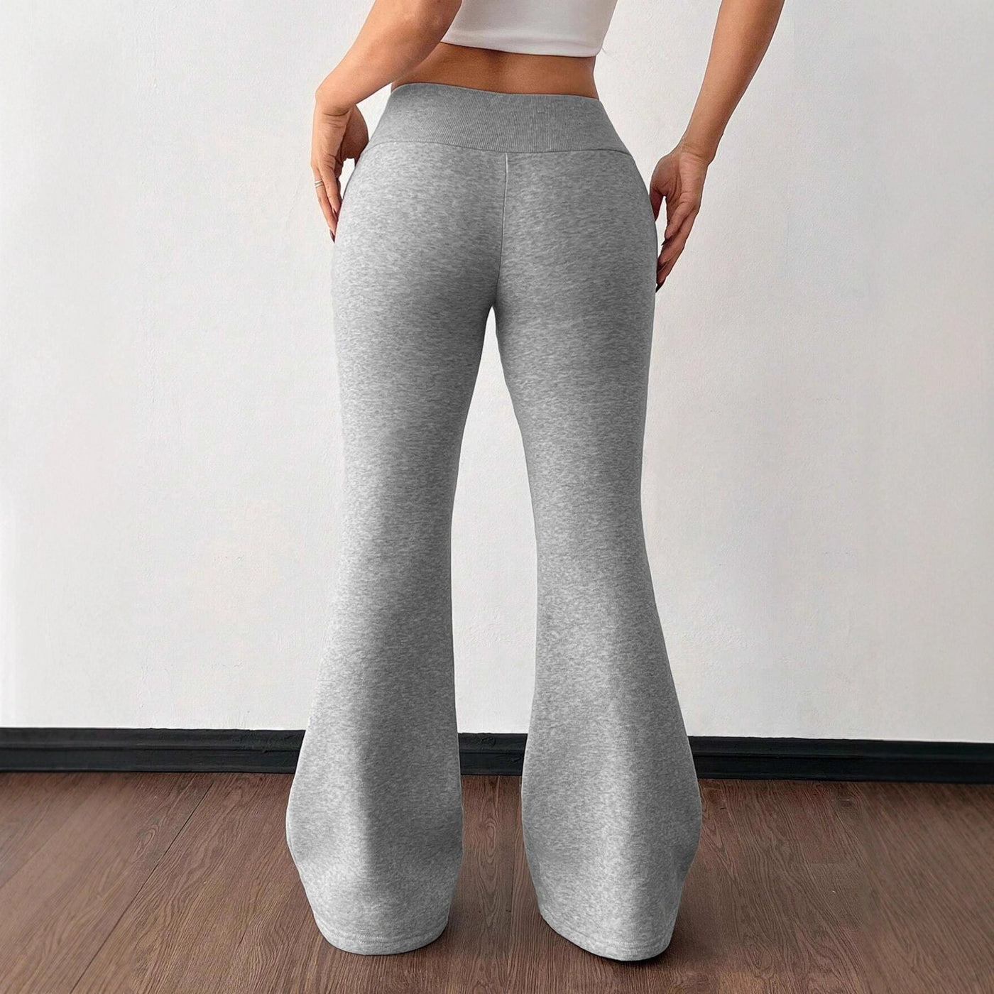 Pantalon Jogging Polaire Doublé - Taille Haute Femme