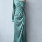 Robe Longue Asymétrique Une Épaule