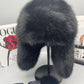 2024 New Autumn And Winter Plush Imitation Fox Fur Hat