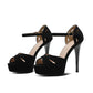 Sandales Talons Aiguilles Plateforme - Bout Ouvert Sexy Femme