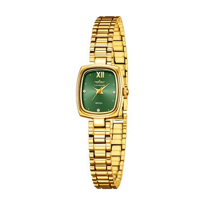 Niche Vintage Petite Gold Watch For Women