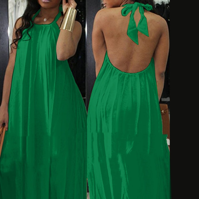 : Robe Bohème Candy Bretelles – Maxi Colorée Taille Haute
