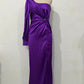 Robe Longue Asymétrique Une Épaule
