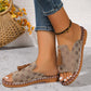 Women's Shoes Sandals Tassel Flat Plus Size