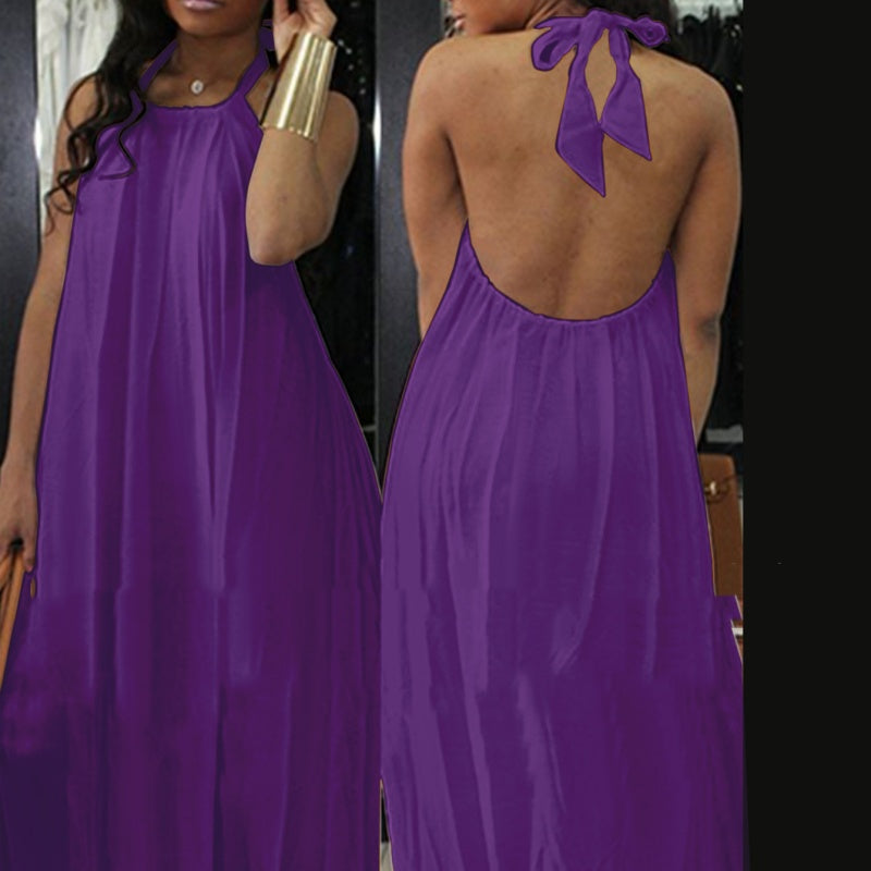 : Robe Bohème Candy Bretelles – Maxi Colorée Taille Haute