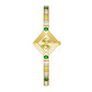 Light Luxury Temperament Gradient Diamond Anique Pocket Watch Spring Green Women's Watch