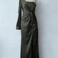Robe Longue Asymétrique Une Épaule
