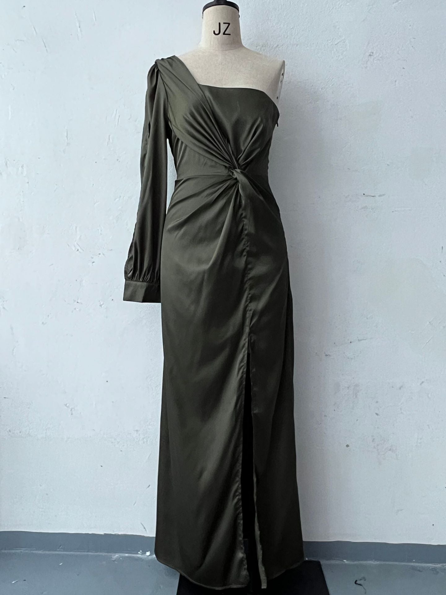 Robe Longue Asymétrique Une Épaule
