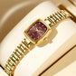 Niche Vintage Petite Gold Watch For Women