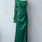Robe Longue Asymétrique Une Épaule
