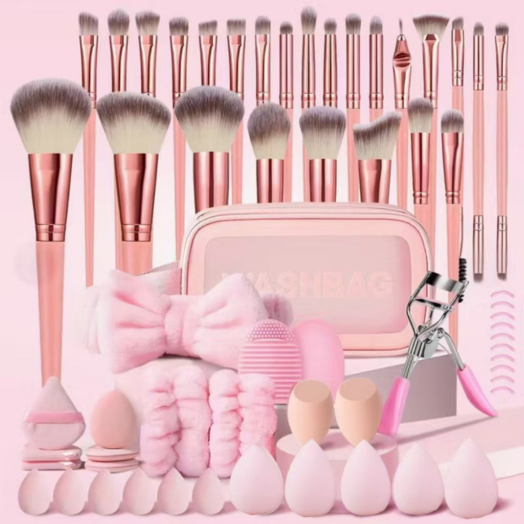 Set Pinceaux Maquillage 30 Pièces - Fard à Paupières Pro