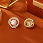 Natural Pearl Winding Ear Studs High Sense Fashion Exquisite And Versatile