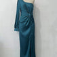 Robe Longue Asymétrique Une Épaule