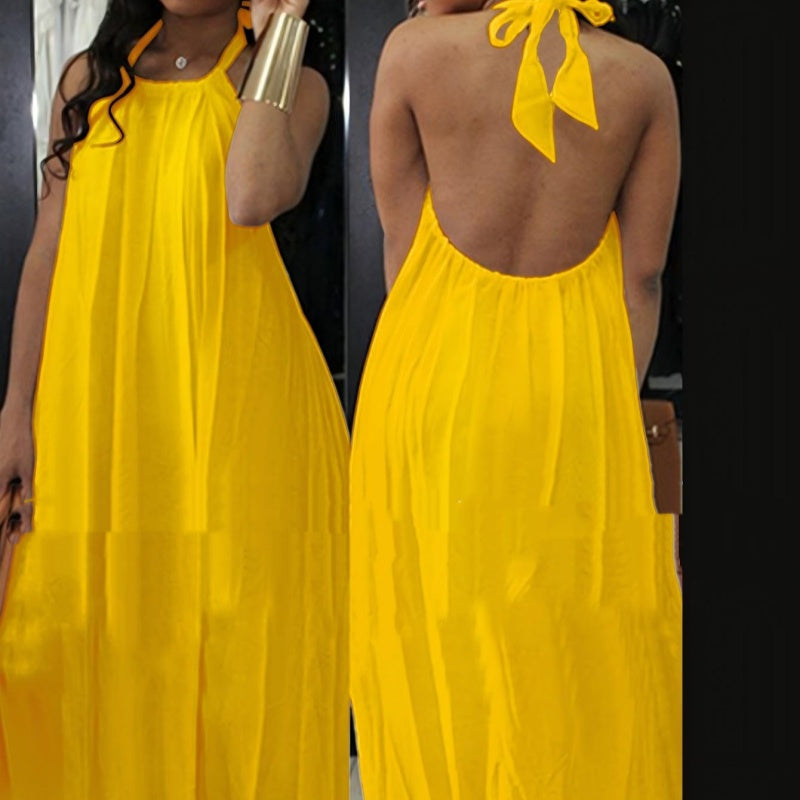 : Robe Bohème Candy Bretelles – Maxi Colorée Taille Haute