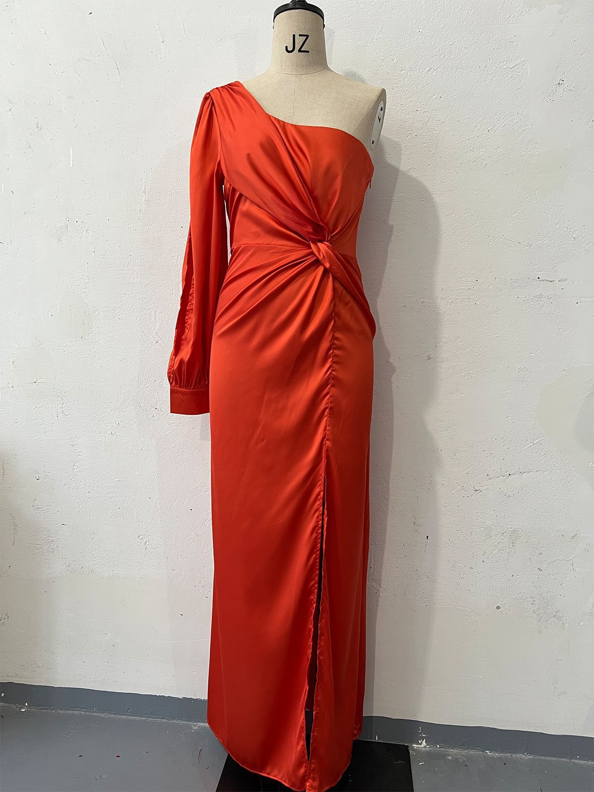 Robe Longue Asymétrique Une Épaule