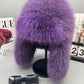 2024 New Autumn And Winter Plush Imitation Fox Fur Hat
